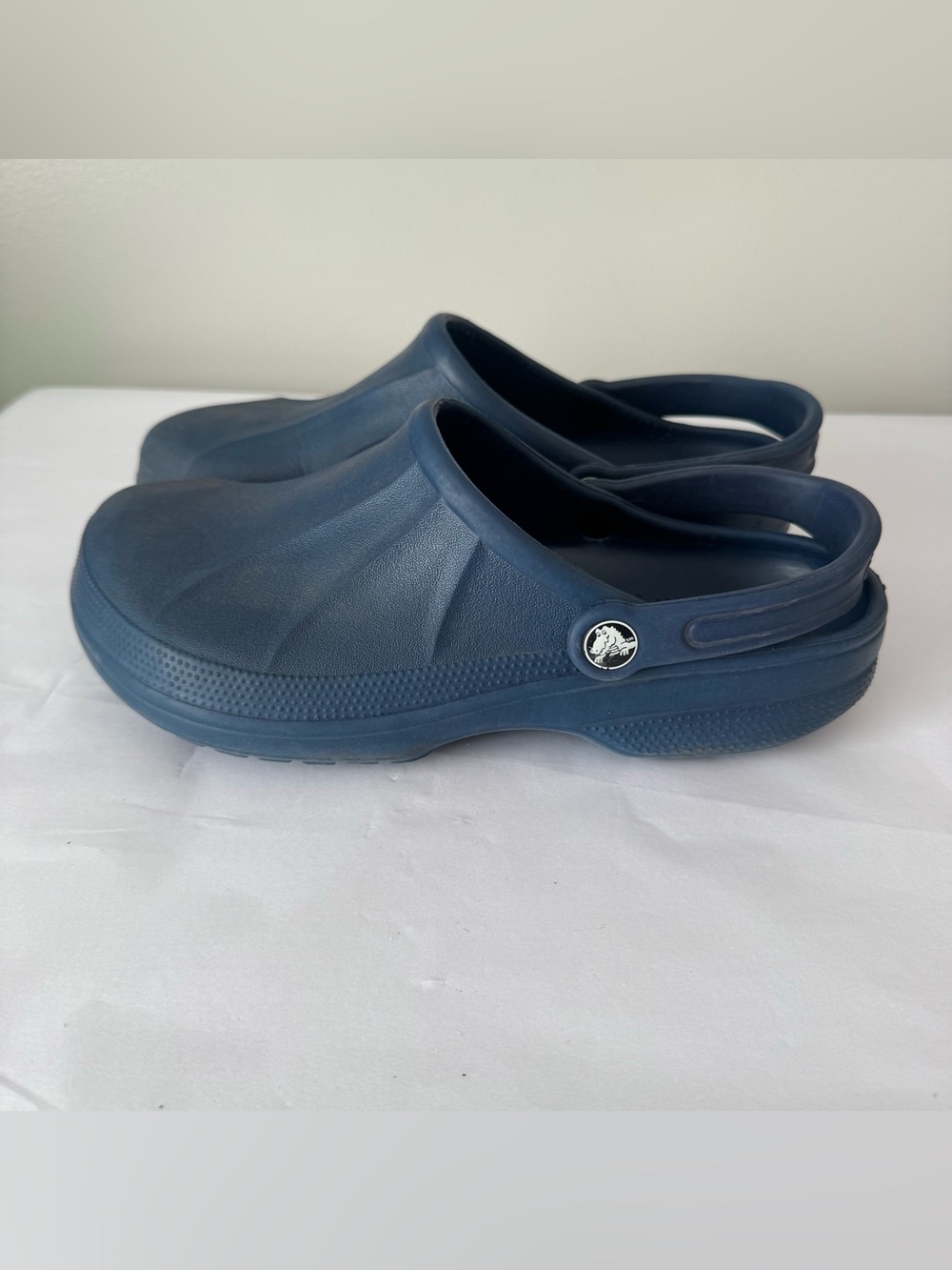 CROCS Size 10 Women’s or 8 Men’s Navy Blue Clogs Shoes